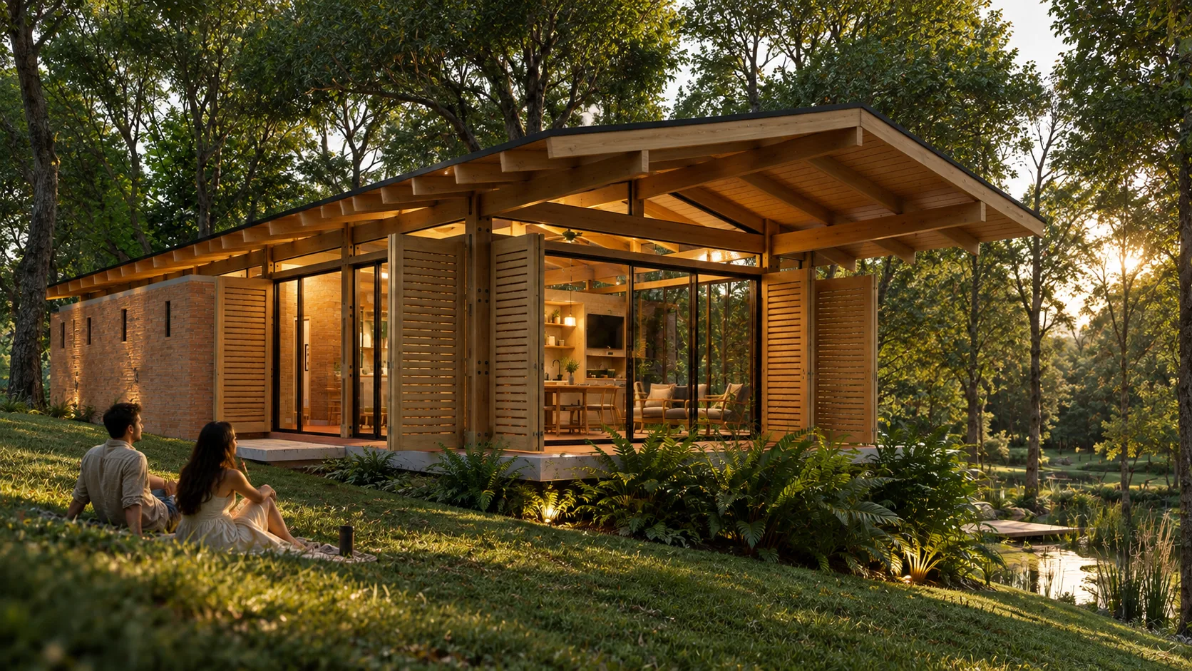 Casa Mbarete Porã — render 01
